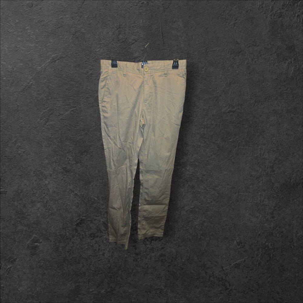 Paco Rabanne Men’s Khaki Chino Pants  Size EU 40/US 30 Tan Casual Office Cotton